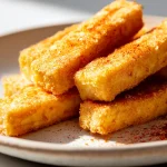 Knusprige Tofu Sticks aus dem Airfryer – gesund und lecker zubereitet.