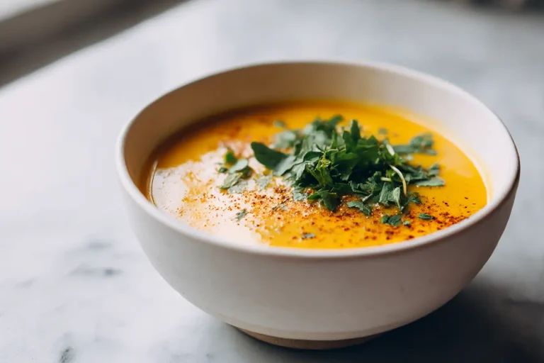 Kürbis-Suppe in der Heißluftfritteuse Diese köstliche Airfryer Kürbis-Suppe ist perfekt für den Herbst.