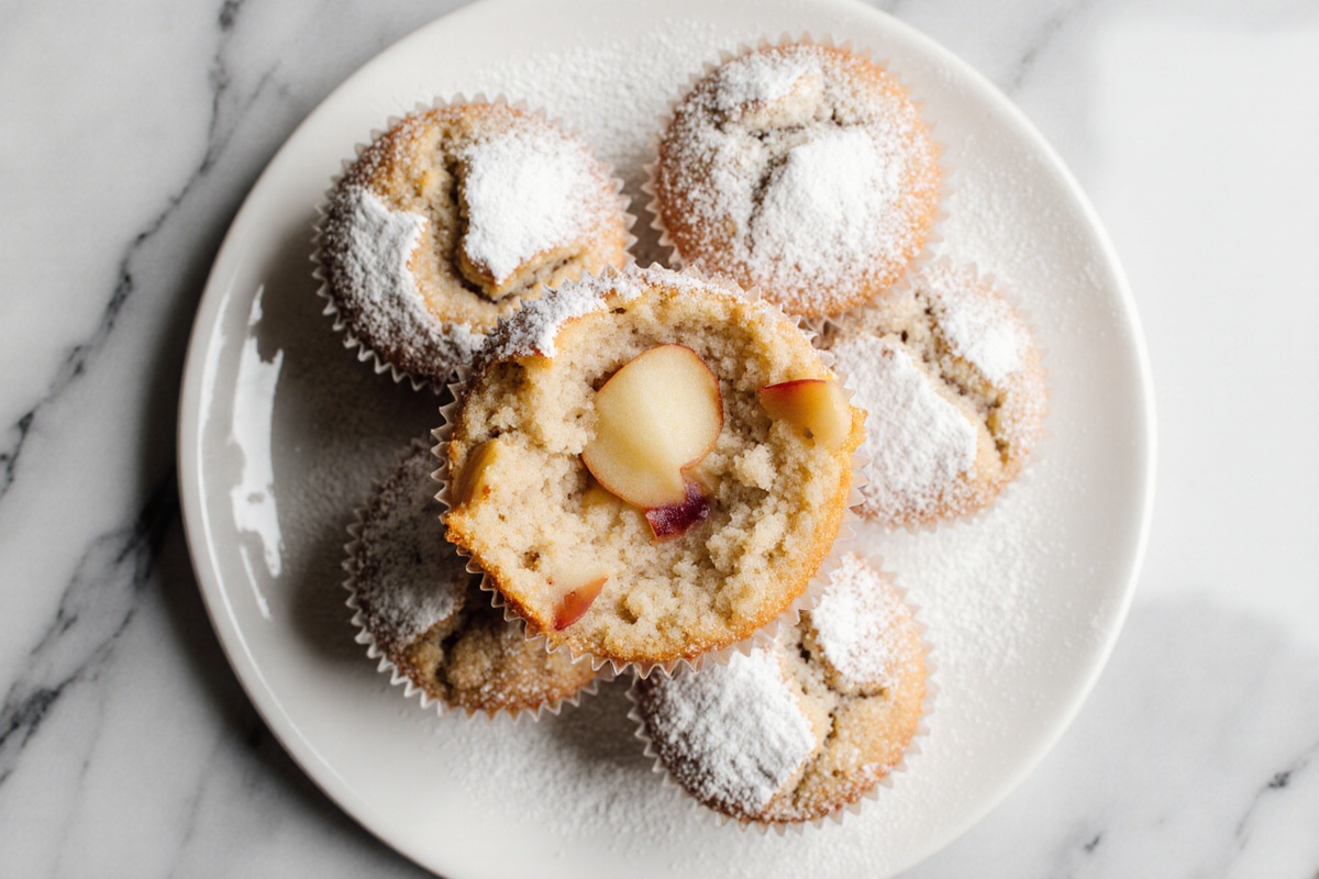 Apfel Muffins im Airfryer frisch und lecker