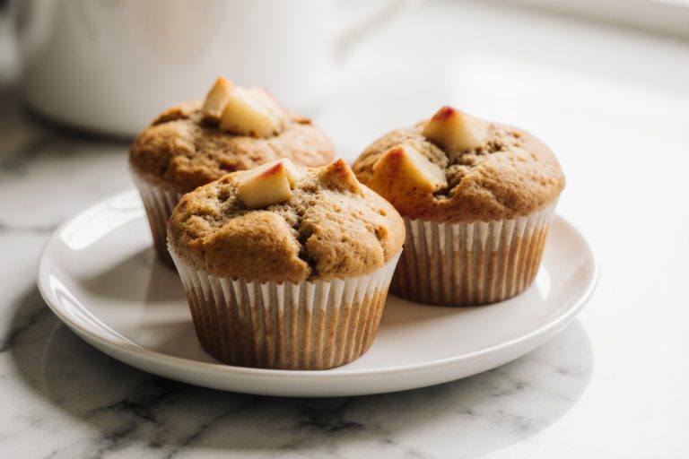 Apfel Muffins im Airfryer gebacken