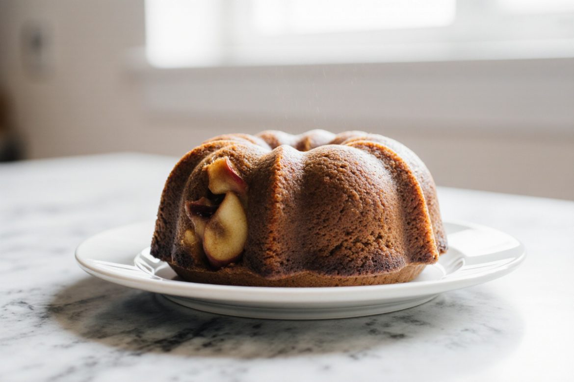 Apfelkuchen im Airfryer gebacken