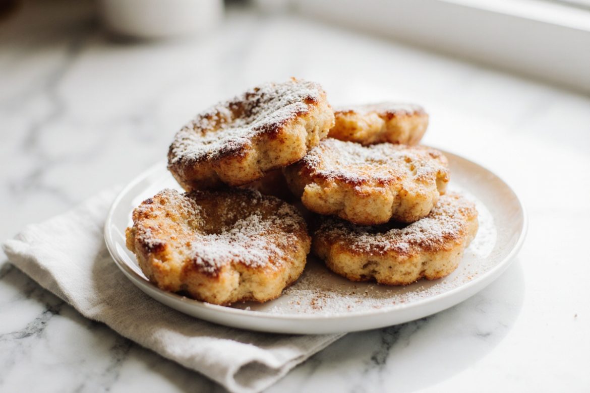 Apfelküchle im Airfryer knusprig zubereiten