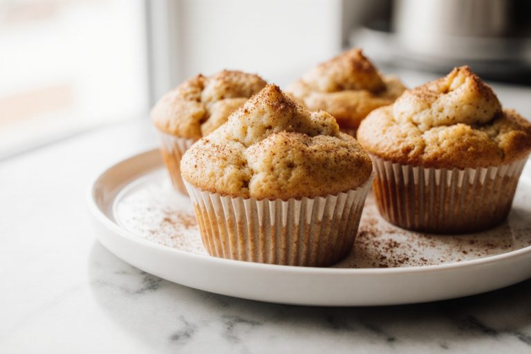 Apfelmuffins im Airfryer zubereitet