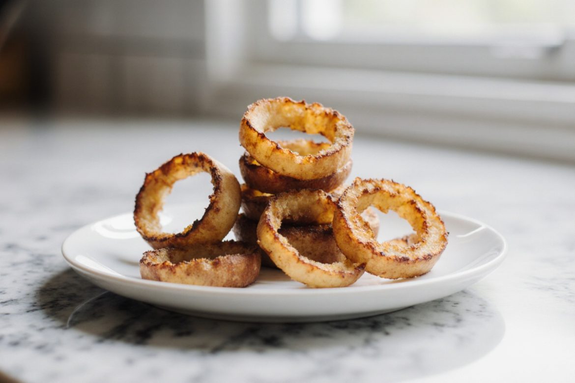 Apfelringe im Airfryer zubereiten