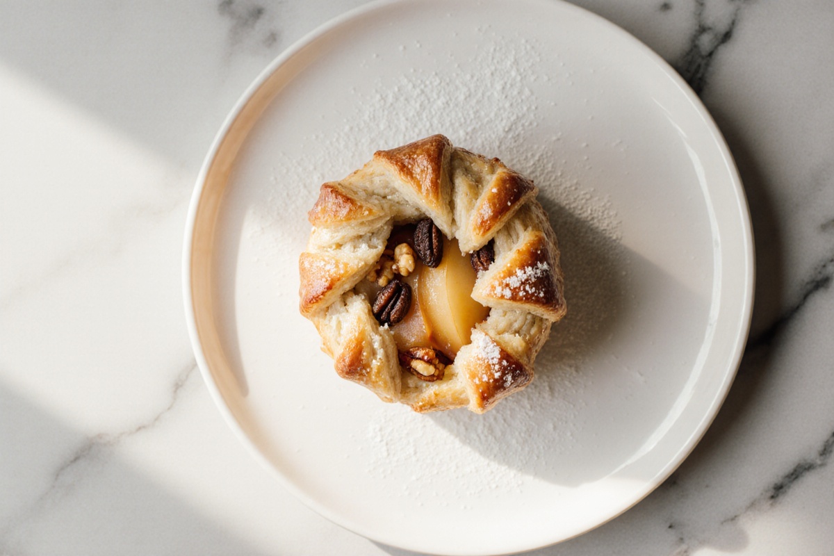 Apfelstrudel im Airfryer frisch zubereitet