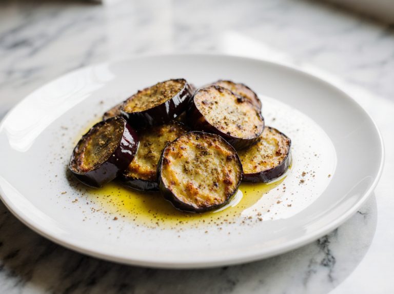 Aubergine aus der Heißluftfritteuse - köstliches Rezept für gesunde Ernährung.
