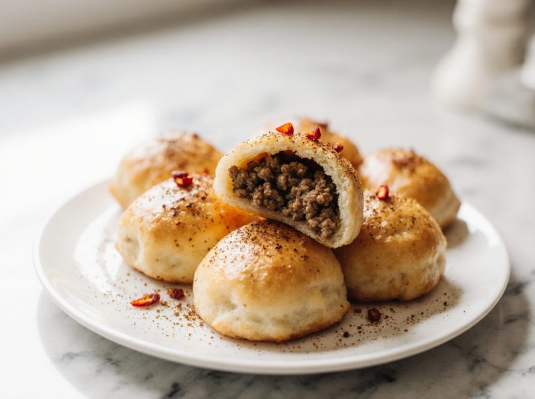 Blätterteig Hackfleisch in der Heißluftfritteuse - Ein köstliches Rezept für die schnelle Küche.