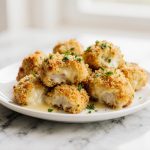 Blumenkohl Chicken Nuggets in der Heißluftfritteuse