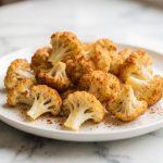 Blumenkohl im Airfryer zubereitet, perfekt für eine gesunde Mahlzeit.