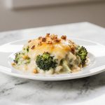 Brokkoli-Gratin im Airfryer zubereitet