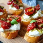 Burrata Crostini Aus Der Heissluftfritteuse