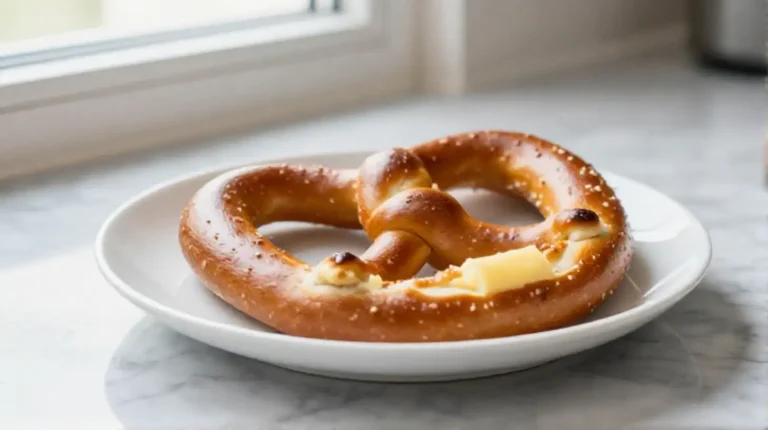 Leckere Butterbrezel im Airfryer zubereitet.