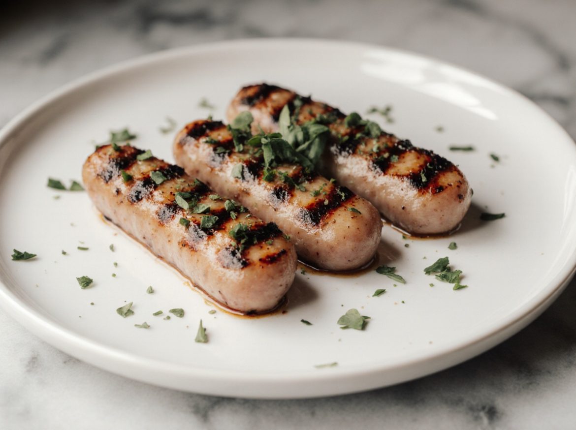 Cevapcici aus der Heißluftfritteuse - leckere, saftige Fleischröllchen zubereitet mit dem Airfryer.