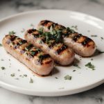 Cevapcici aus der Heißluftfritteuse - leckere, saftige Fleischröllchen zubereitet mit dem Airfryer.