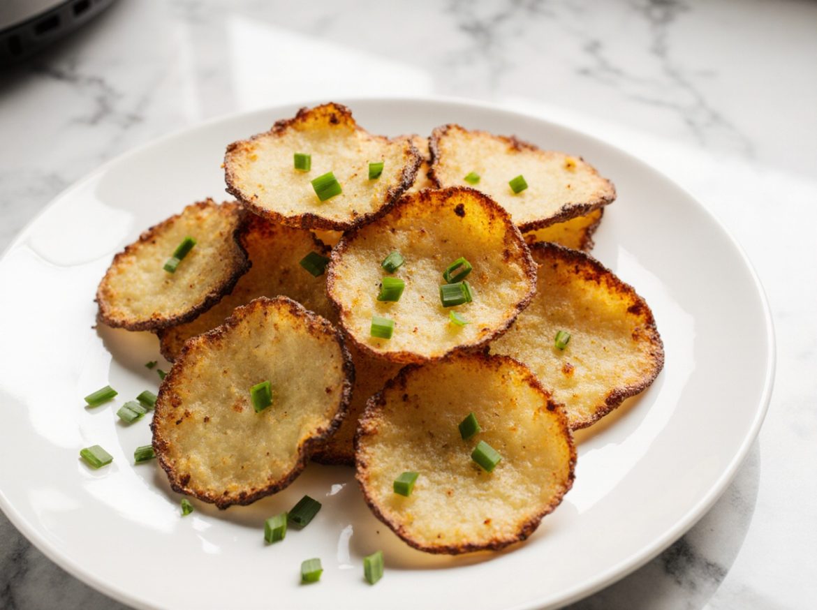 Chips Aus Kartoffelschalen Im Airfryer