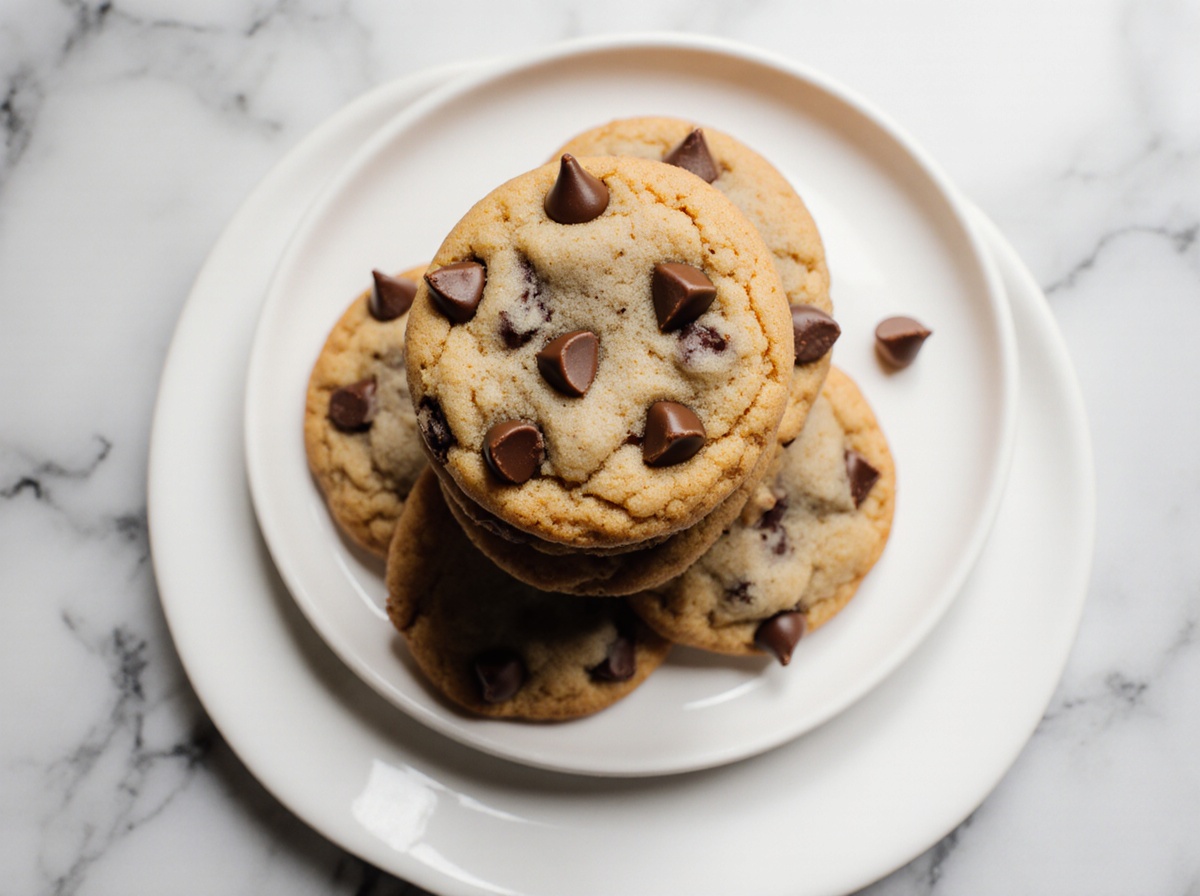 Die besten Chocolate Chip Cookies aus der Heißluftfritteuse, perfekt für jeden Anlass.