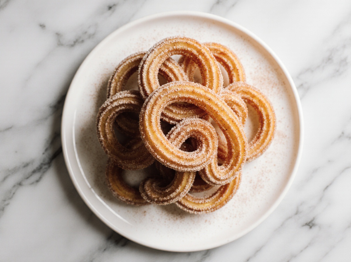 Leckere Churros in der Heißluftfritteuse zubereitet, perfekt für den kleinen Snack zwischendurch.