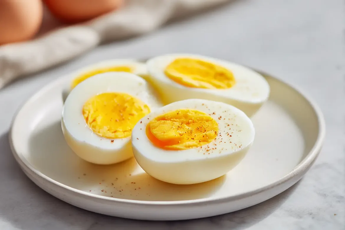 Eier kochen in der Heißluftfritteuse ist einfach und lecker.