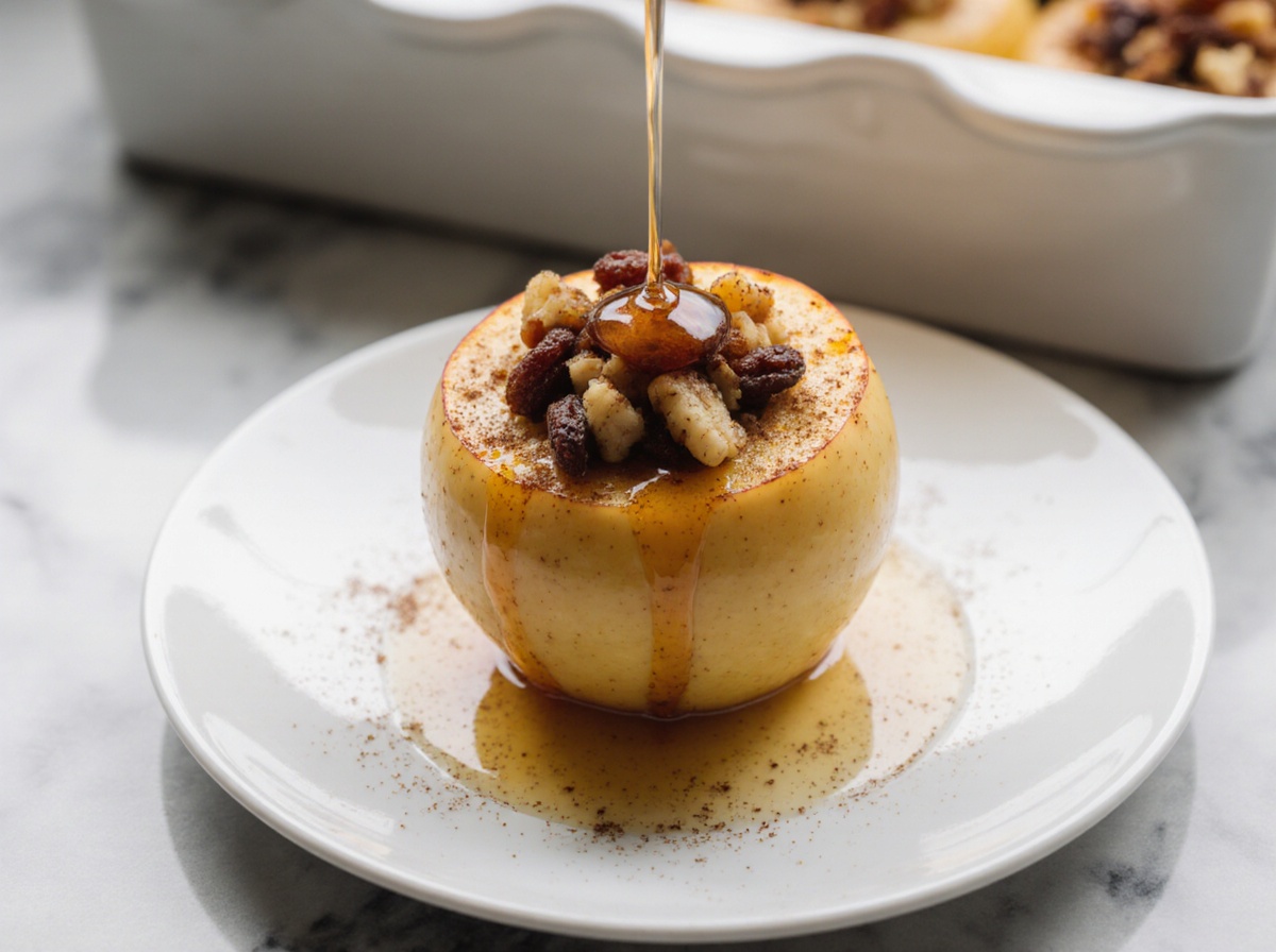 Fantastische Bratäpfel aus der Heißluftfritteuse - Eine köstliche, gesunde Nachspeise.