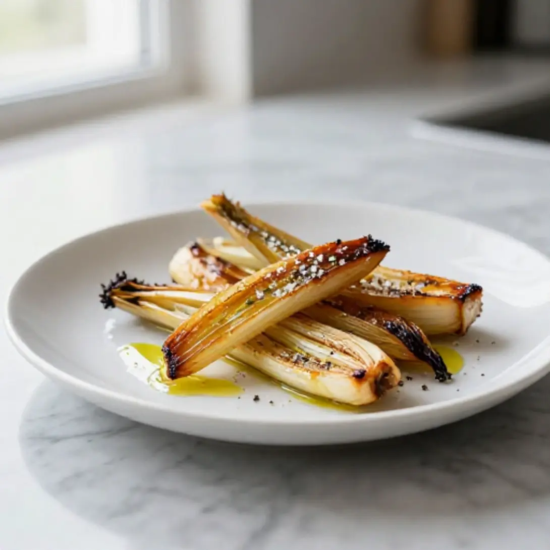 Fenchel aus der Heißluftfritteuse, eine kreative Beilage für jedes Gericht.