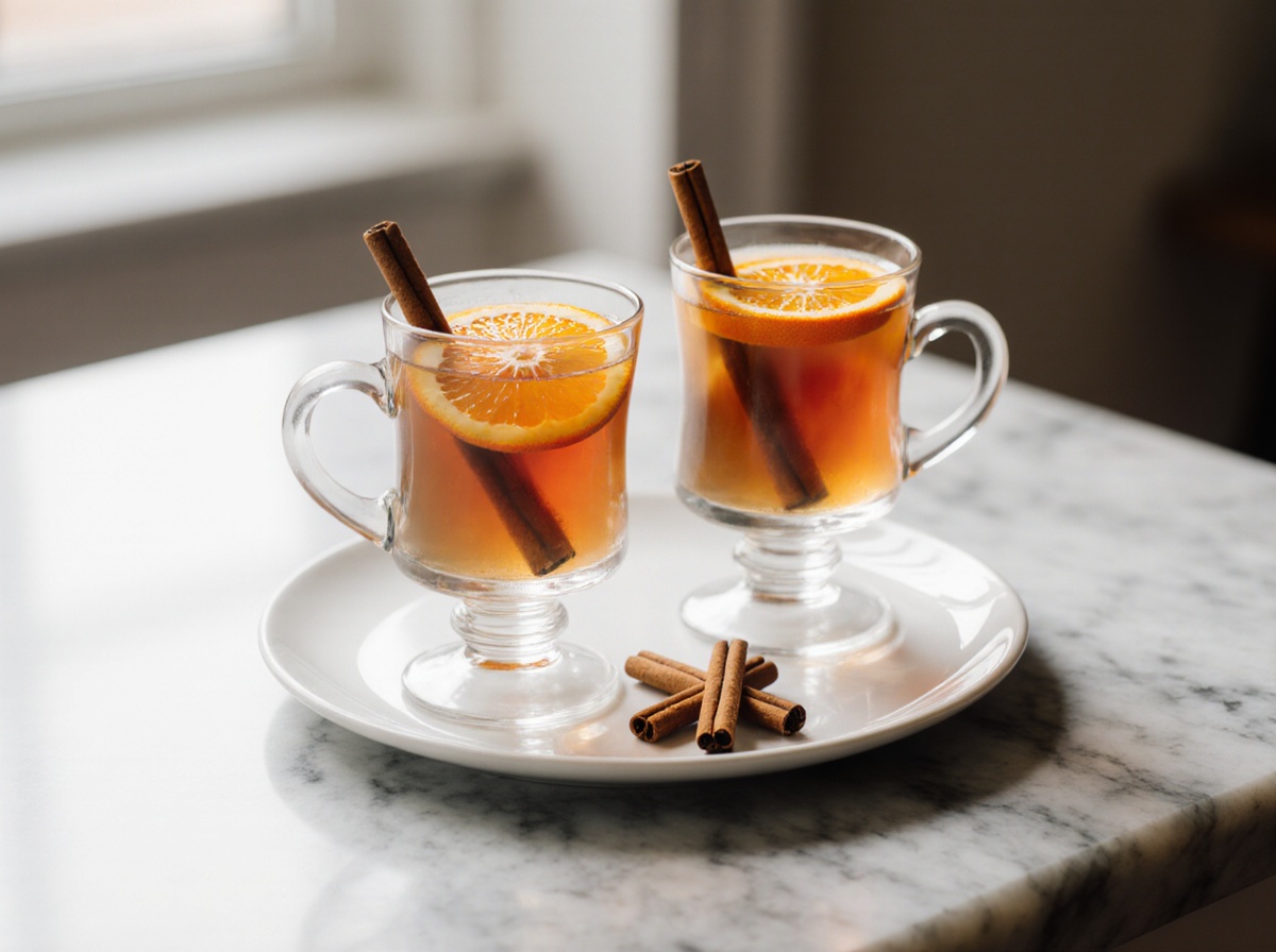 Genießen Sie köstliche Feuerzangenbowle im Heißluftfritteuse zubereitet.