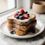 Französischer Toast aus der Heißluftfritteuse mit köstlicher Glasur.