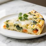 Leckere Frittata in der Heißluftfritteuse zubereiten.