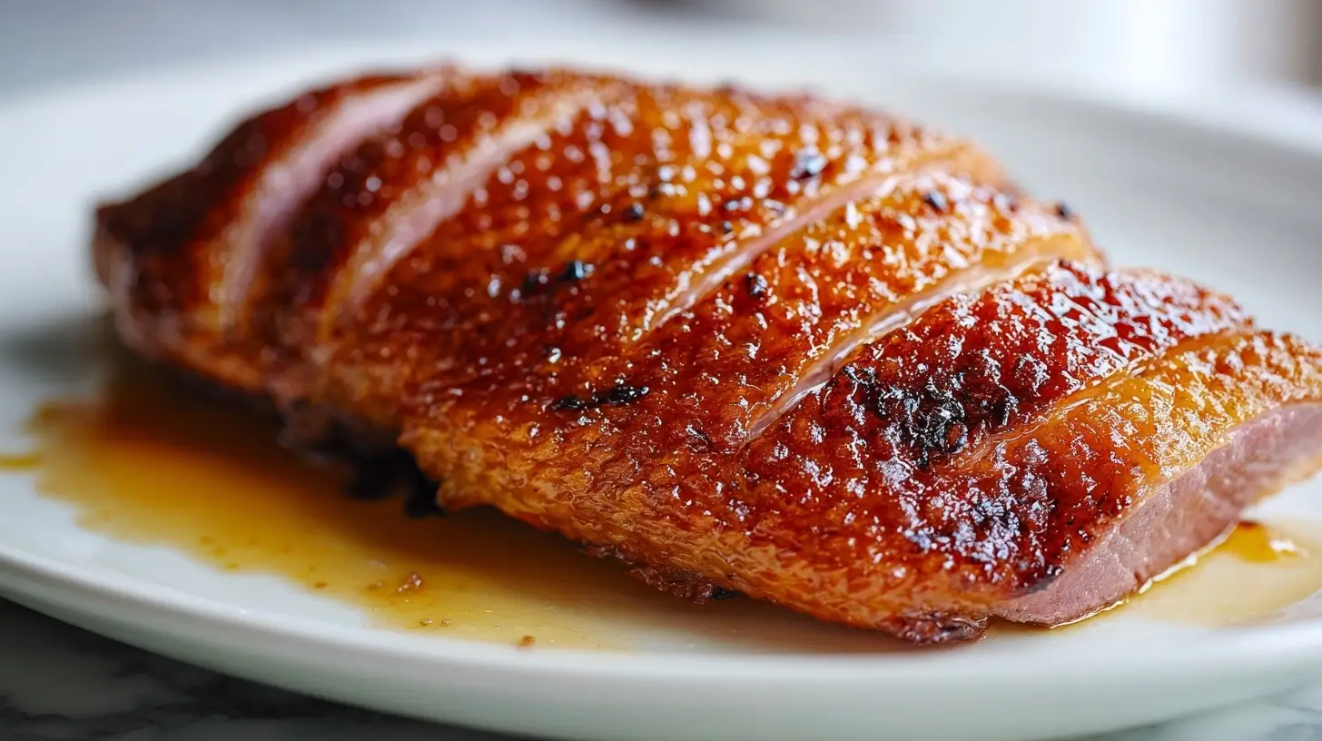 Leckere Gänsebrust im Airfryer zubereiten.