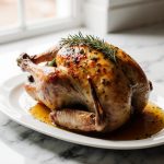 Eine ganze Putenbrust in der Heißluftfritteuse zubereiten.