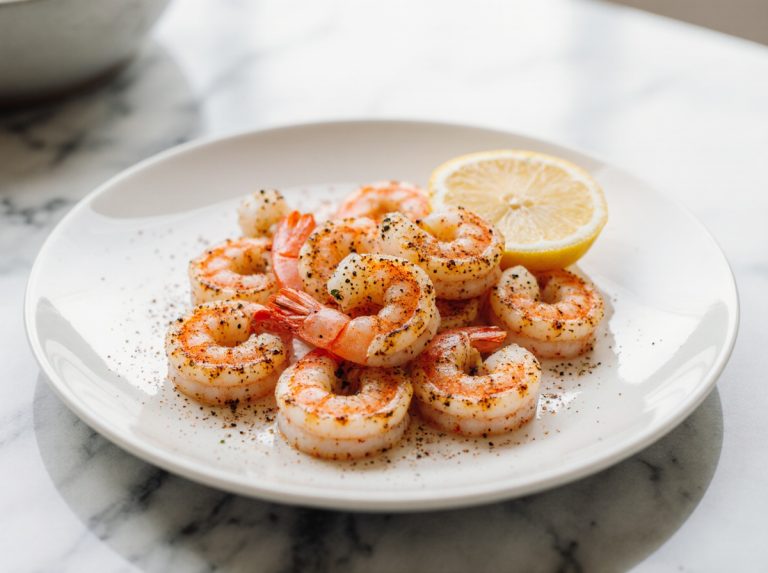 Garnelen aus der Heißluftfritteuse zubereitet, perfekt für jeden Anlass.