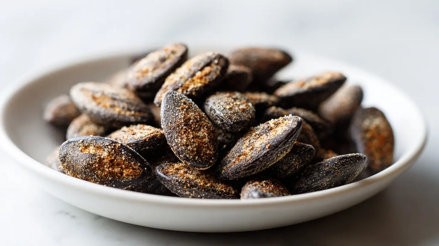 Gebackene Avocadokerne in der Heißluftfritteuse