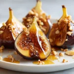 Gebackene Feigen mit Honig und Nüssen, zubereitet im Airfryer.