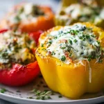 Gebackene Paprikaschoten im Airfryer - leckeres und gesundes Rezept.