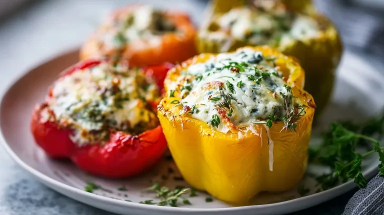 Gebackene Paprikaschoten im Airfryer - leckeres und gesundes Rezept.