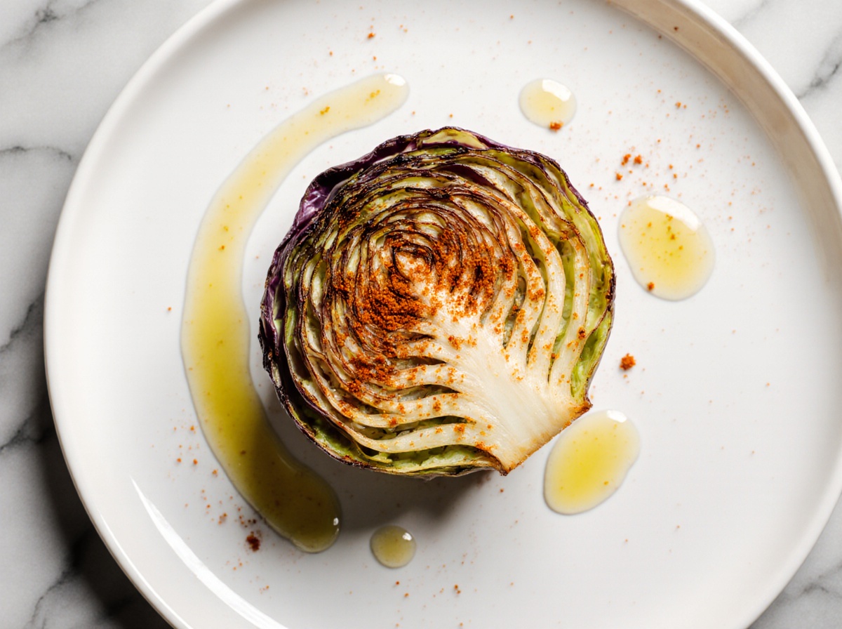 Gerösteter Spitzkohl aus der Heißluftfritteuse schmeckt köstlich und ist einfach zuzubereiten.