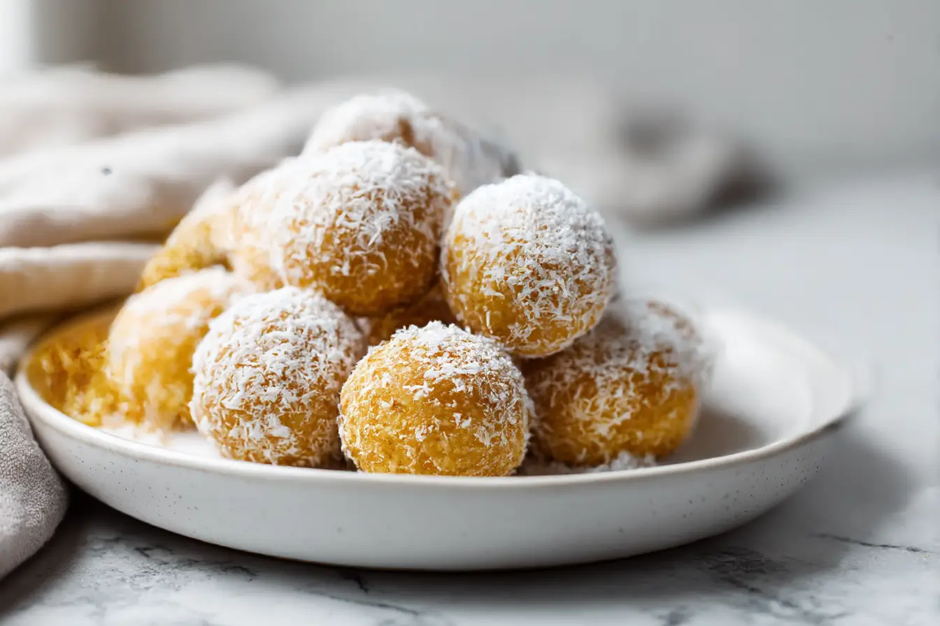Gesunde Quarkbällchen im Heißluftfritteuse sind eine leckere und gesunde Snack-Option.