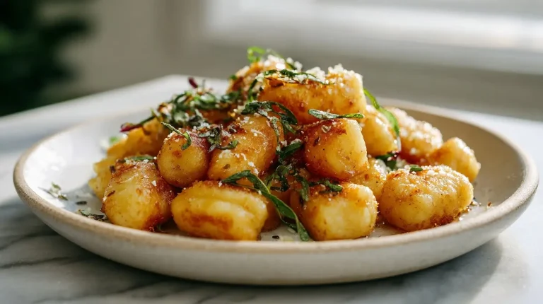Gnocchi vorher kochen in der Heißluftfritteuse für perfekt knusprige Ergebnisse.
