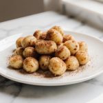 Gnocchi Zimt Zucker zubereitet im Airfryer