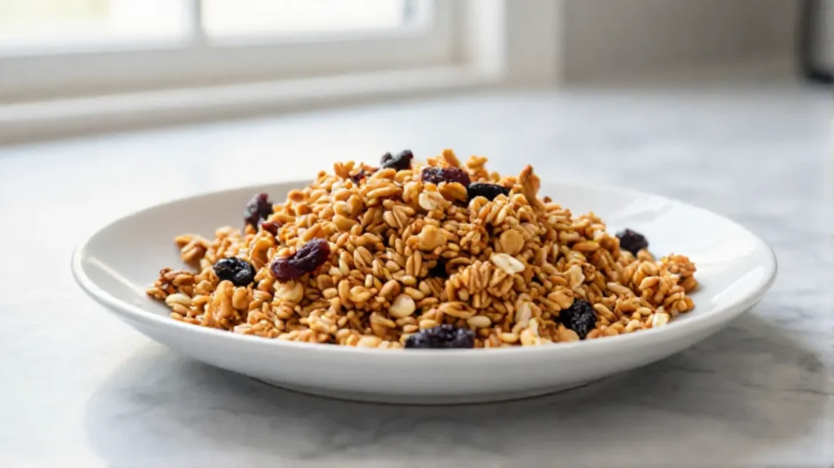Granola im Airfryer selber machen - Ein einfaches Rezept.