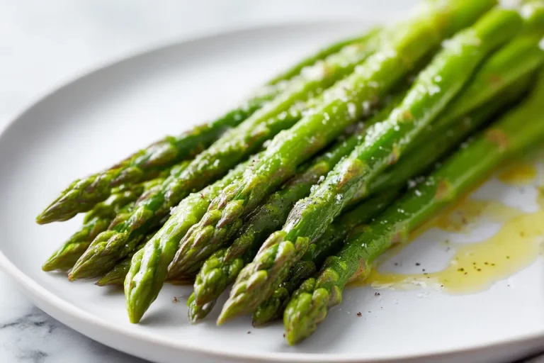 Leckeren grünen Spargel aus der Heißluftfritteuse zubereiten.