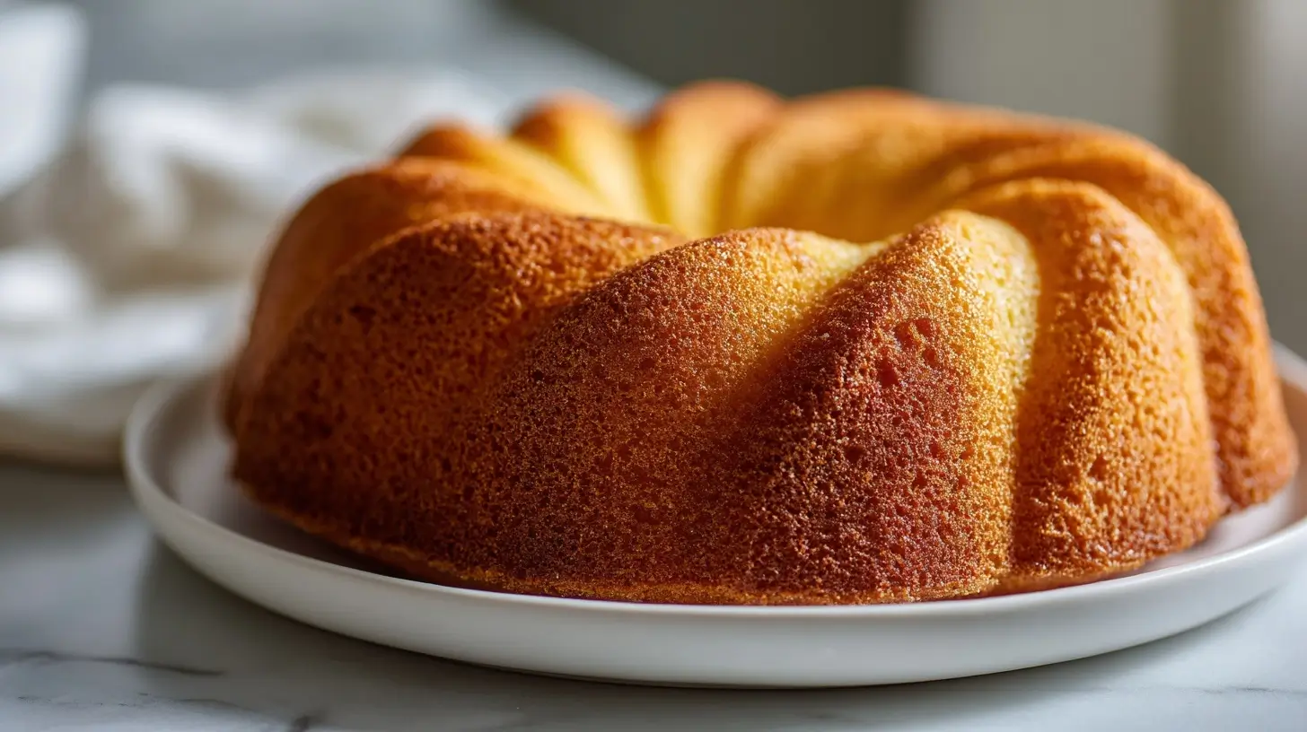 Leckerer Gugelhupf, frisch zubereitet in der Heißluftfritteuse.