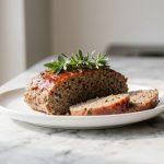 Leckerer Hackbraten aus der Heißluftfritteuse, perfekt für jedes Abendessen.