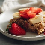 Leckere Haferflocken in der Heißluftfritteuse zubereitet.