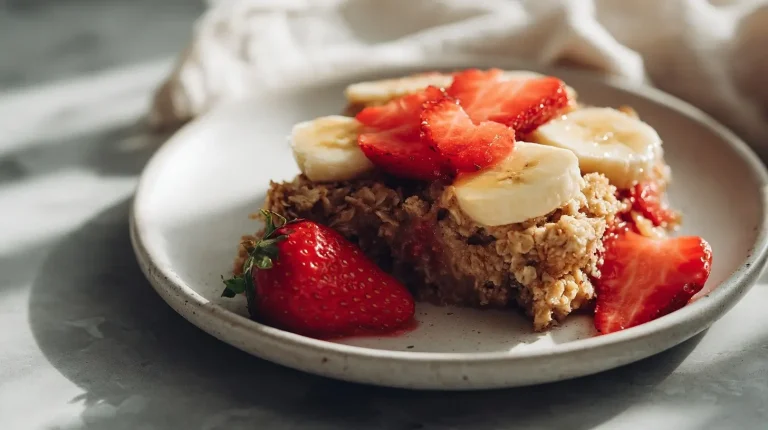 Leckere Haferflocken in der Heißluftfritteuse zubereitet.