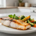 Saftiges Hechtfilet, knusprig zubereitet im Airfryer für ein perfektes Dinner.