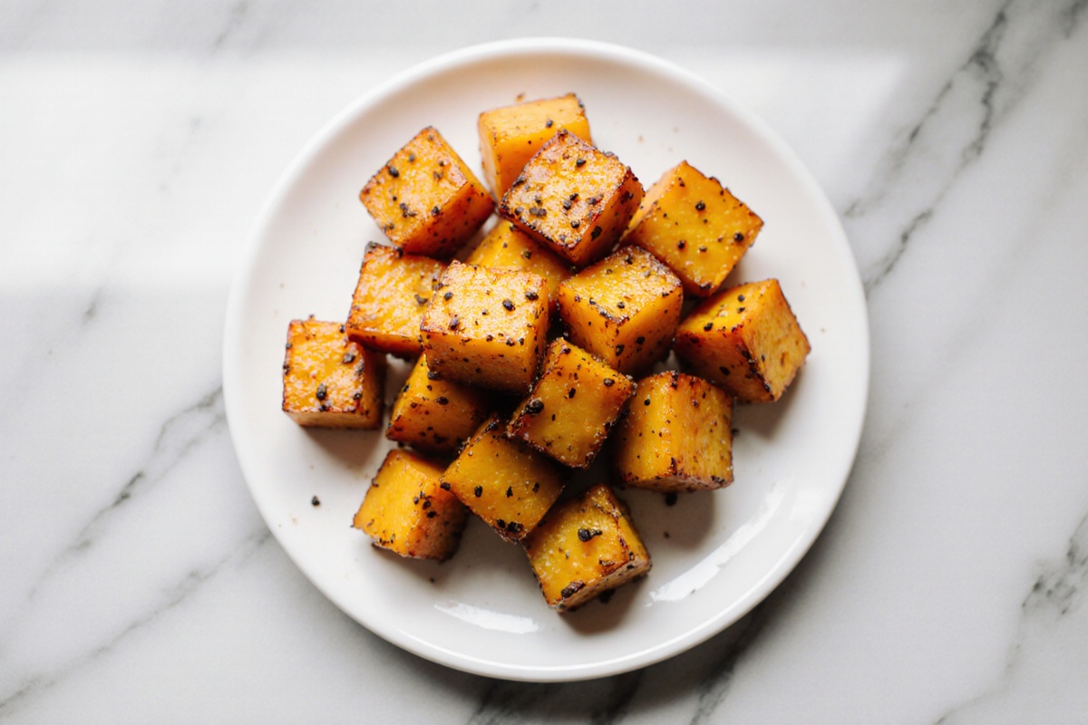 Hokkaido Kürbis in der Heißluftfritteuse für gesunden Genuss