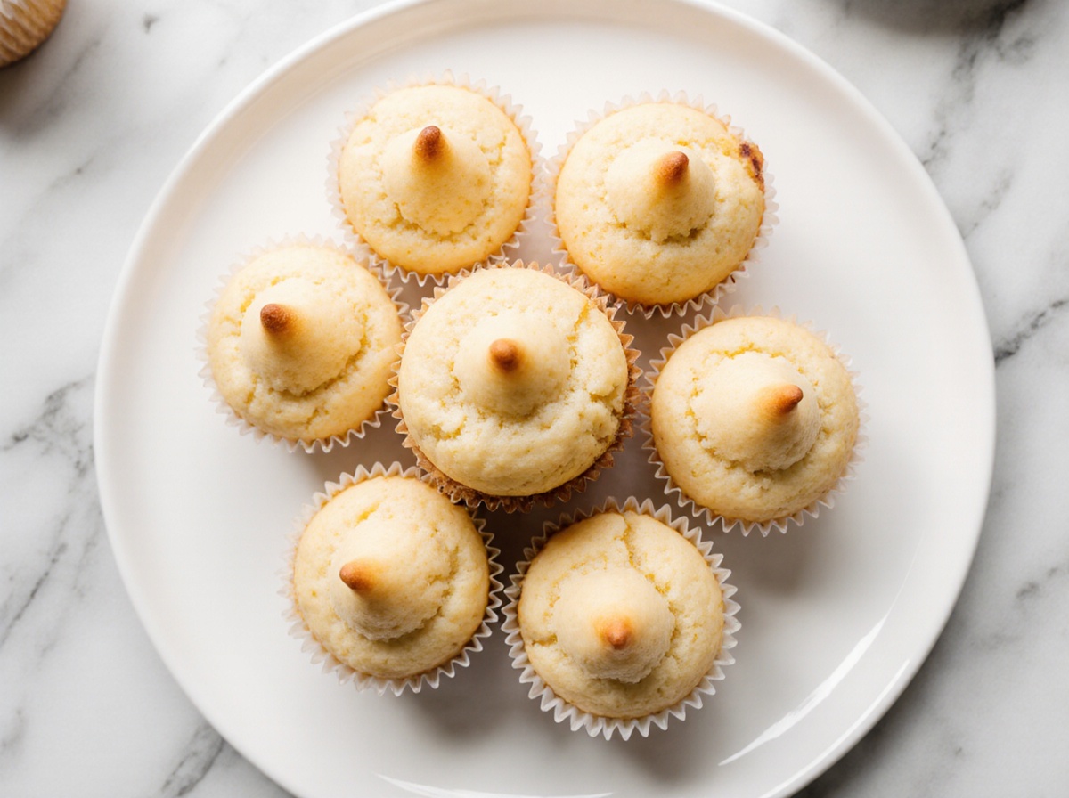 Käsekuchen-Muffins aus der Heißluftfritteuse sind der perfekte Genuss.