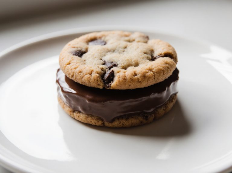 Kalter Hund im Airfryer - Ein köstlicher und einfacher Kuchen aus Keksen und Schokolade.