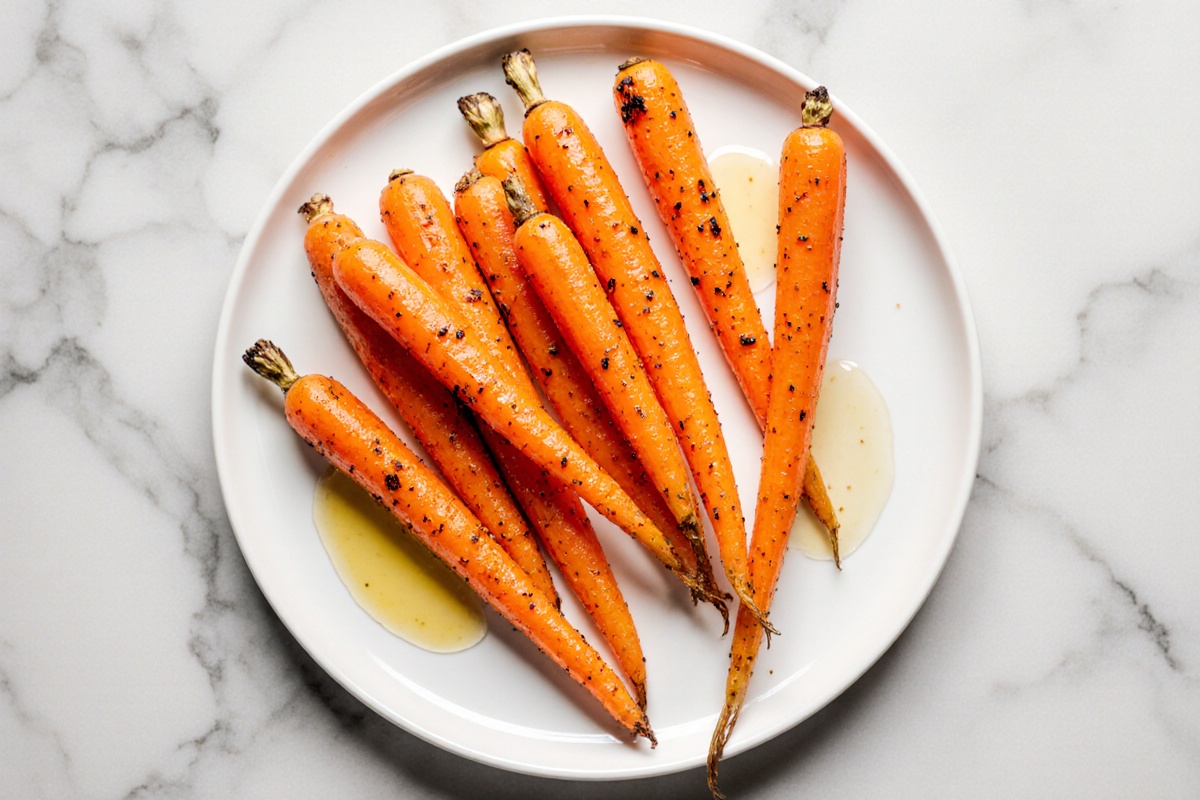 Karotten Aus Dem in der Heißluftfritteuse zubereitet