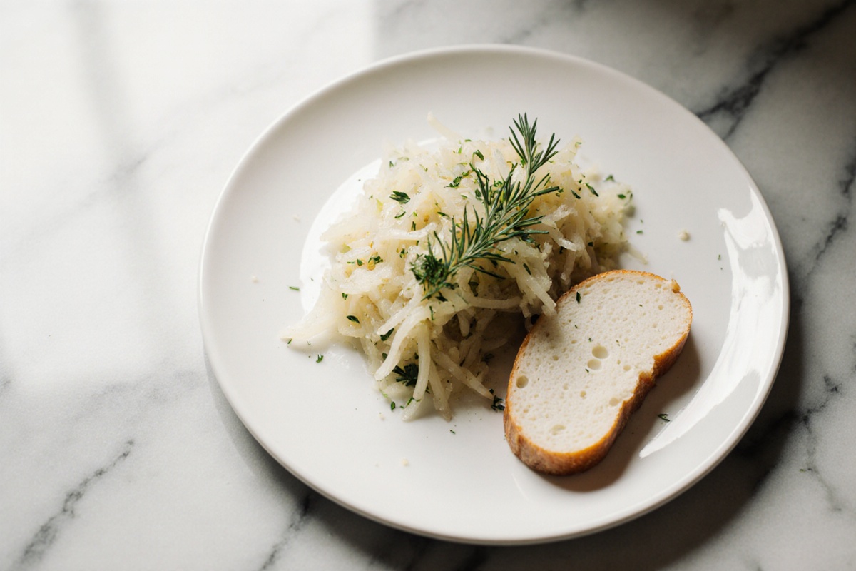 Kassler Sauerkraut in der Heißluftfritteuse für eine schnelle Mahlzeit.